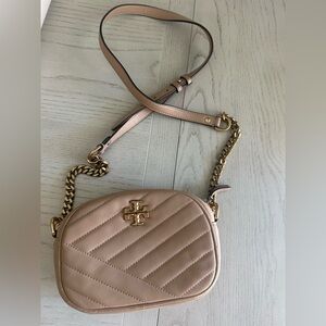 Tory Burch Blush Quilted Crossbody Bag